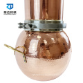 10L hydrolate extraction Chamomile cinnamon lavender small copper  still herb  essential oil distillation equipment
